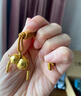瑞諾黃金葫蘆項(xiàng)鏈女2025新款999足金福祿碎金吊墜生日禮物送女友 勿拍/克重多退少補(bǔ) 曬單實(shí)拍圖