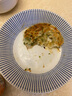 肆月日式盤子家用菜盤陶瓷餐盤碟子涼菜盤高顏值釉下彩餐具 【虛線】8英寸-大盤 曬單實拍圖