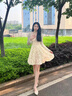 莫代爾碎花吊帶連衣裙短披肩開衫套裝女2025夏季新款清新甜美超仙短裙子 [兩件套吊帶裙+開衫] S [80-95斤] 曬單實(shí)拍圖