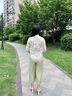 俞兆林媽媽夏裝香云紗兩件套洋氣2025新款中老年女夏季短袖雪紡襯衫套裝 C-WY410-淺綠色【單上衣】 2XL 【建議105-120斤】 曬單實拍圖