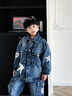 G.DUCKKIDS小黃鴨兒童裝男童春裝套裝2025新款秋季中大童8炸街9痞帥10春秋牛 男童藍(lán)色（五角星）套裝* 120 碼建議身高110-120厘米 曬單實(shí)拍圖