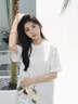 一寸相思國風t恤新款純棉圓領(lǐng)短袖女2025夏季新款爆款中式仙鶴半袖上衣 白色-孤單仙鶴. XL (120-135斤） 曬單實拍圖