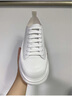 諾貝達意大利進(jìn)口頭層牛皮輕奢男鞋 夏季透氣輕質(zhì)厚底增高休閑運動(dòng)鞋 白色 40 (歐碼偏大，請拍小一碼) 曬單實(shí)拍圖