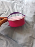 特百惠（Tupperware）微波飯盒可麗便攜圓碗4件套550ML帶提手密封冷藏保鮮盒 可麗便攜圓碗4件套 550ml 曬單實(shí)拍圖
