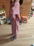 靚貝城堡2025新款兒童套裝小女孩洋氣套裝春秋季寶寶時髦夾克工裝褲兩件套 粉色 120 曬單實拍圖