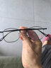 精工（SEIKO）精工眼鏡框架男 鈦材圓臉近視眼鏡架女可配鏡H03097 曬單實拍圖