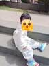 卡特兔學步鞋嬰兒機能童鞋秋季毛毛蟲兒童運動鞋寶寶幼兒園鞋子X3CF008 曬單實拍圖