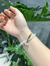 Zincand普陀山碧璽招財(cái)手串水晶月光石轉(zhuǎn)運(yùn)珠彩虹好運(yùn)手鏈女生日禮物女 守護(hù)愛(ài)情 小碧璽-平安扣手串 曬單實(shí)拍圖