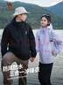 駱駝（CAMEL）夾棉沖鋒衣男女硬殼外套防風(fēng)防水進(jìn)藏棉服登山服 A24CF04677 曬單實拍圖