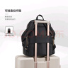 新秀麗（Samsonite）高端商務(wù)女包女士雙肩包電腦包牛皮革背包NU8黑色畢業(yè)旅行情人節(jié) 曬單實拍圖