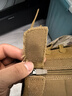 際華三五零五新式棕色作戰靴男作戰鞋超輕高幫側拉鏈耐磨訓練真皮沙漠登山鞋 棕色作戰靴【銅扣碳板款】 42/260【原廠(chǎng)正品 兩雙鞋墊】 曬單實(shí)拍圖