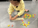 溥畔德國兒童生日禮物女童2到6歲寶寶3一7小朋友4男孩益智玩具5送女孩 投放盒+骨牌60塊 曬單實拍圖