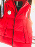 鴨鴨（YAYA）反季羽絨服男秋冬短款馬夾新款男款休閑百搭馬甲保暖外套D 紅色 2XL /185 曬單實(shí)拍圖