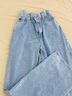 TOMMY JEANS【寬松闊腿】25春夏女純棉松緊褶皺腰邊美式復(fù)古牛仔褲20640 牛仔藍(lán)1AB 25 曬單實(shí)拍圖