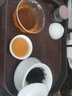 創(chuàng)京懿選茶席墊子茶盤專用隔葉渣墊茶臺(tái)功夫茶具配件茶道大防水隔熱茶墊 茶席墊-棗紅色：25*35cm 曬單實(shí)拍圖