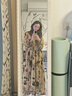 三吉黑花【蟬翼】國風(fēng)新中式重工燒花兩件套連衣裙裙子女夏2025新 米灰 L 曬單實(shí)拍圖
