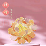 獅洛德 書(shū)簽金屬教師節禮物創(chuàng  )意中國風(fēng)書(shū)簽國潮流蘇送老師禮盒款 牡丹 曬單實(shí)拍圖