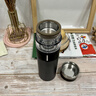 Lizclaiborne美國(guó)高檔純鈦保溫杯茶水分離泡茶杯智能測(cè)溫養(yǎng)生便攜男商務(wù)伴手禮 【紳士黑】智能純鈦茶水分離杯 智能顯溫+獨(dú)立可視茶倉(cāng)+品牌禮盒 曬單實(shí)拍圖