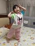 G.DUCKKIDS小黃鴨女童春裝套裝2025新款洋氣兒童裝女孩衣服秋季寶寶運(yùn)動(dòng)衛(wèi)衣 粉色庫(kù)洛米撞色【春秋款】 130 建議120-125cm5-6歲 曬單實(shí)拍圖