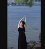 FSHE黑色吊帶連衣裙子女夏季2025新款收腰顯瘦感氣質(zhì)赫本風小黑裙 黑色吊帶裙【今年流行的新款裙子 L 55/60kg 曬單實拍圖