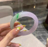 慕僑西“化蝶舞”緬甸翡翠玉手鐲子女款胖東來(lái)春彩多色真玉石正圈(處理)“化蝶舞”翡翠手鐲58mm-59mm（現貨現發(fā)） 曬單實(shí)拍圖