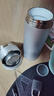 梵科（Fanke）茶水分離保溫杯陶瓷內(nèi)膽燜茶杯高檔水杯男女戶(hù)外車(chē)載茶杯禮物杯子 陶瓷內(nèi)膽-冰裂銀 500ml 曬單實(shí)拍圖