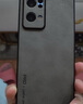尚蘇 適用 OPPORENO7手機殼OPPO reno7保護套防摔鏡頭全包軟殼簡(jiǎn)約輕奢羊巴皮外殼女男款皮套灰色 曬單實(shí)拍圖