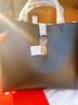 芙拉（FURLA）【限時(shí)優(yōu)惠】MIANOVA牛皮大號女士上班族通勤大容量手提托特包 黑色 曬單實(shí)拍圖