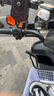 韞舜車載手機(jī)支架送外賣電動(dòng)車自行車騎行導(dǎo)航摩托車抗震手機(jī)支架通用 鏡座款-橙 曬單實(shí)拍圖