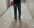 太平鳥男裝牛仔褲秋復(fù)古水洗黃泥直筒牛仔休閑長褲潮 深藍(lán)色1（經(jīng)典直筒） M 曬單實(shí)拍圖