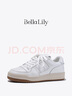 Bella Lily春季厚底牛皮小白鞋女純色百搭板鞋時尚休 白色 37 曬單實拍圖