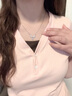 歐禧S999純銀項鏈女高級感配飾輕奢冷淡風(fēng)吊墜鎖骨鏈送母親節(jié)生日禮物 【精美禮盒】天使之翼項鏈 曬單實拍圖