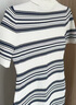 TOMMY HILFIGER25新款夏季女優(yōu)雅老錢風(fēng)亞洲版V字POLO顯瘦針織連衣裙47325 白藍(lán)條紋0BI M 曬單實拍圖