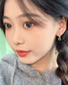 中國黃金小蠻腰耳環(huán)女2025新款足金耳飾輕奢生日禮物送女友老婆教師節禮物 足金小蠻腰耳環(huán) 約0.5g 曬單實(shí)拍圖