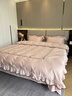 圣羅萊富安白娜四件套純棉100全棉床單被套家用床上用品 艾米莉-櫻花粉 床單款 1.8m四件套/被套200x230 曬單實(shí)拍圖