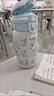 千可原創(chuàng)雪人貓咪可愛保溫杯高顏值少女吸管雙飲三合一ins風保溫水杯 藍色-原創(chuàng)雪人磨砂貓咪【贈 500ml 曬單實拍圖