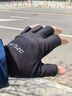 慕熙威爾 半指防曬手套男士夏季薄款騎行開(kāi)車(chē)防滑透氣網(wǎng)面女士學(xué)生戶(hù)外運動(dòng)健身釣魚(yú)露指手套 黑色 L 曬單實(shí)拍圖