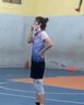 城市名義羽毛球服套裝男女款速干排球服比賽羽毛球衣運(yùn)動(dòng)訓(xùn)練乒乓球服定制 7501A男紫色+201黑短褲 L 碼 曬單實(shí)拍圖