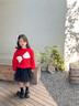 moonkids女童網(wǎng)紗半身裙蓬蓬裙2025春秋新款兒童短裙公主半裙黑色早秋裙子 4403黑色 130 cm 曬單實(shí)拍圖