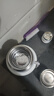 物生物（RELEA）保溫杯316不銹鋼大容量便攜茶水分離杯子男女學生水杯禮物 礦石白600ml-全鋼材質(zhì)/帶茶濾 曬單實拍圖