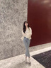 星期六;ST&SAT女鞋夏季厚底華夫阿甘鞋女2025新款秋季網(wǎng)面透氣老爹鞋 SSC2112S56銀色 5.5cm增高顯瘦 38 曬單實(shí)拍圖