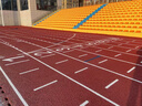 杰詩(shī)尼學(xué)校塑膠跑道預制型透氣復合全塑預塑膠跑道小區公園健身步道施工 復合型塑膠跑道 曬單實(shí)拍圖