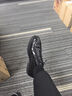 零度Zero男士商務(wù)正裝皮鞋大小碼寬腳厚底增高舒適耐磨結(jié)婚商務(wù)皮鞋男 黑色（亮面版） 42 (260mm) 曬單實拍圖