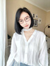 派麗蒙近視眼鏡超輕美拉德新款男可配度數防藍光眼鏡架女款85133 R1 透明酒紅-咖銀 單鏡框【配鏡更劃算】 曬單實(shí)拍圖