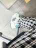 MLB官方男女板鞋學(xué)長(zhǎng)鞋休閑ny鞋子明星同款 3ASXCLB3N-50GND 235 曬單實(shí)拍圖