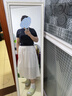 熱風(fēng)【商場同款】蛋糕裙2025年夏季新款女士口袋大擺裙顯瘦A字裙 04白色 XL 曬單實拍圖