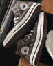 匡威（Converse）官方All Star男女經(jīng)典高幫帆布鞋運動(dòng)鞋木炭色1J793C 1J793C 37.5 曬單實(shí)拍圖
