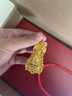 奢名紀火焰觀(guān)音黃金吊墜999足金包銀項鏈男女款送男友生日禮物實(shí)心真金 包3金克總重約29克火焰觀(guān)音吊墜送繩 曬單實(shí)拍圖