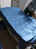 貓精桌布正方形防水防油免洗家用四方餐桌布輕奢高級感八仙桌麻將臺布 海藍皓月花邊款 正方桌布160*160cm(1.2*1.2方桌) 曬單實(shí)拍圖