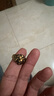 周六福（ZLF）  黃金戒指男款足金5D硬金電黑霸氣男戒獅王T 定價(jià) 17號(hào) - 4.51g 曬單實(shí)拍圖